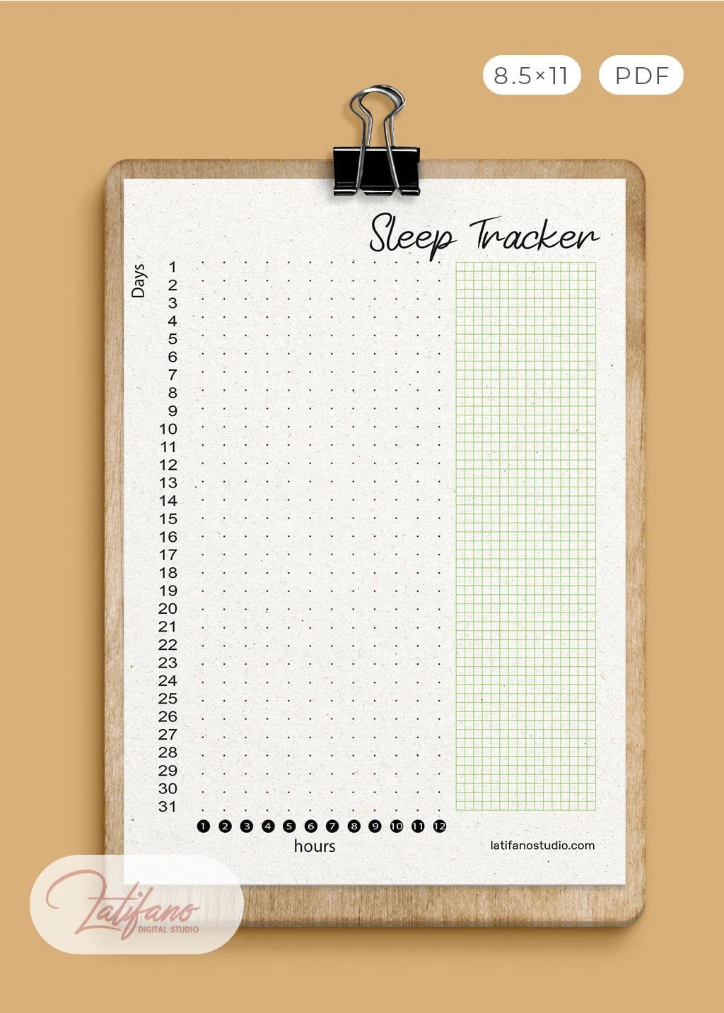 Free printable Sleep Tracker - Free Printables and Worksheets