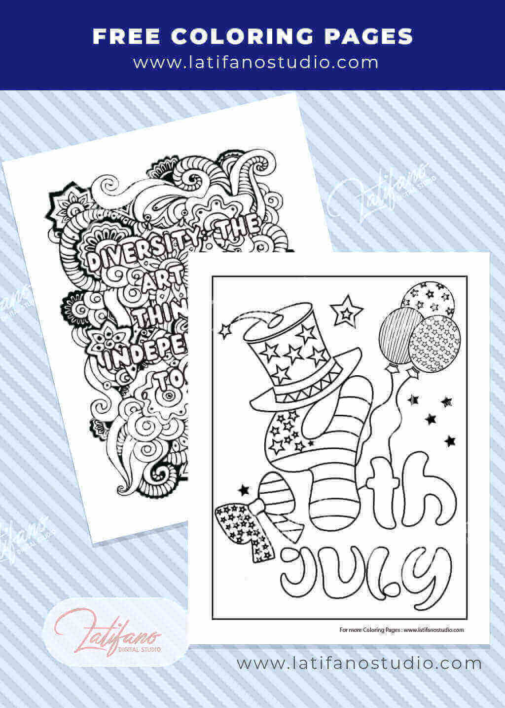 Free Printable 4th of July Coloring Pages