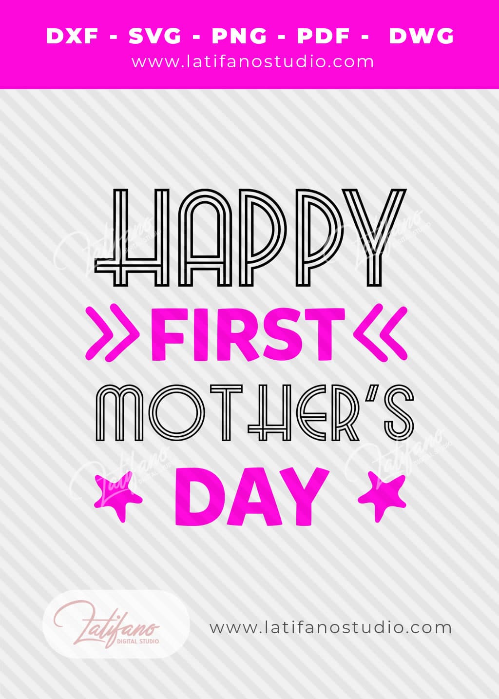 Happy First Mothers Day Svg file