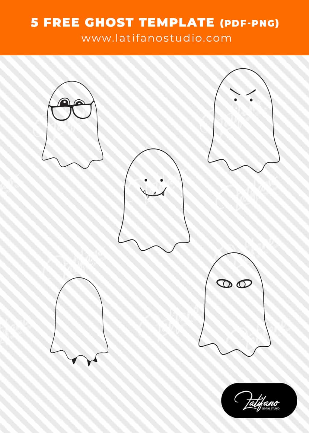 Ghost template printable