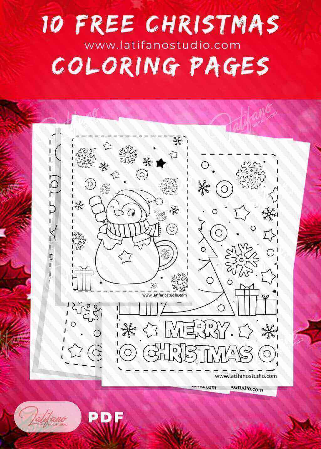 Free Christmas Coloring Pages 10 Free Coloring Pages Free 