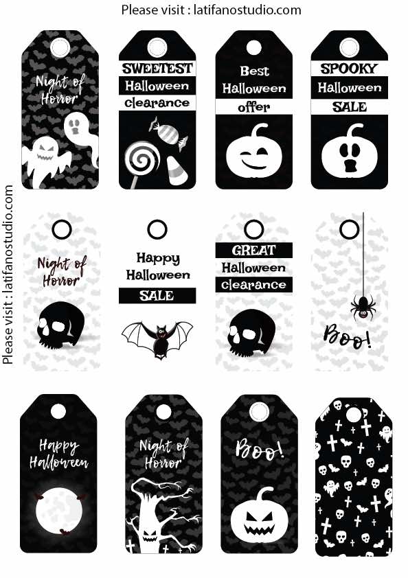 Halloween gift Tags decoration