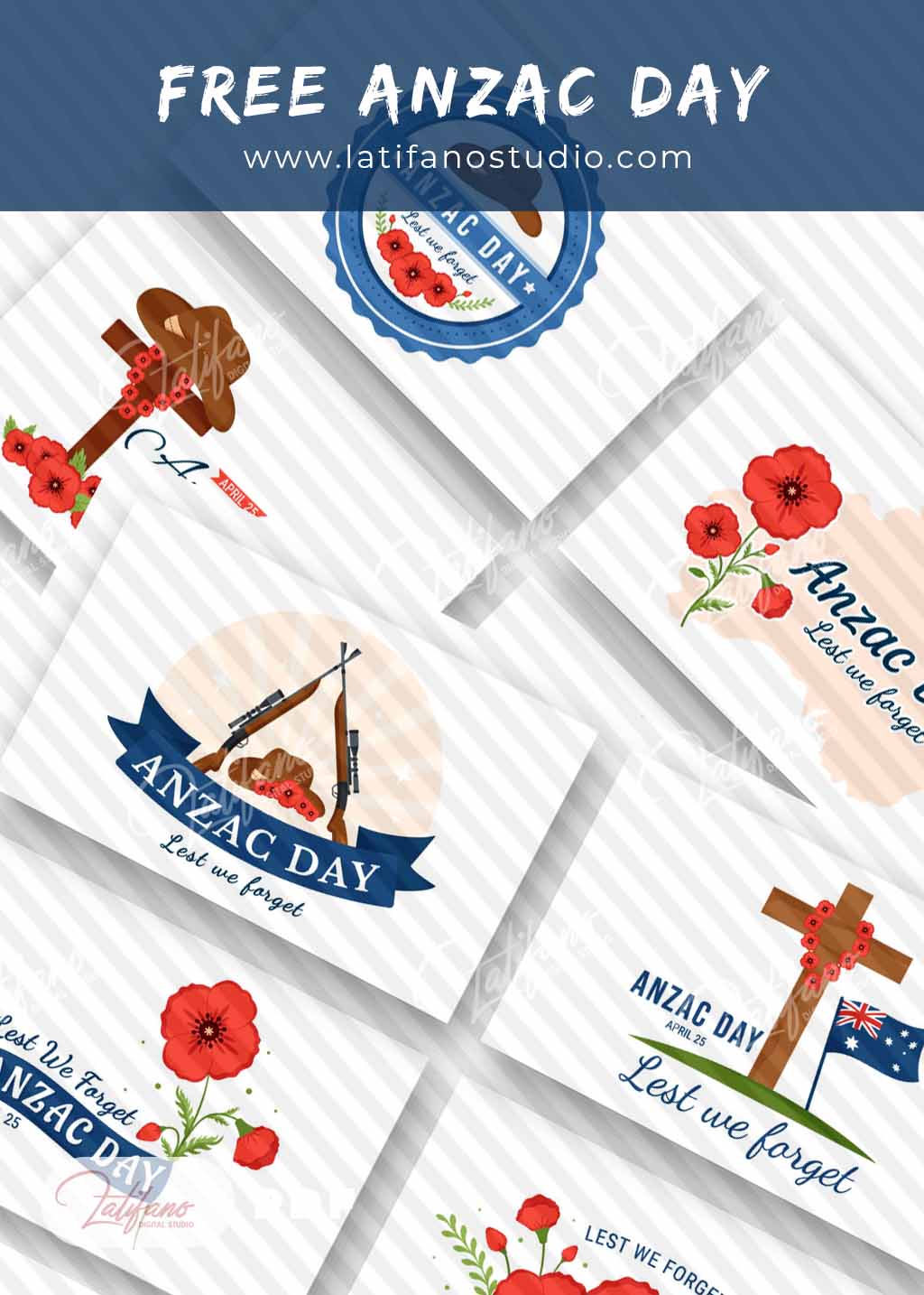 anzac day cards