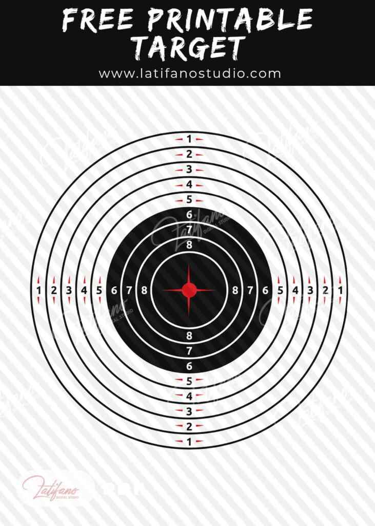 shooting practice Printable targets for