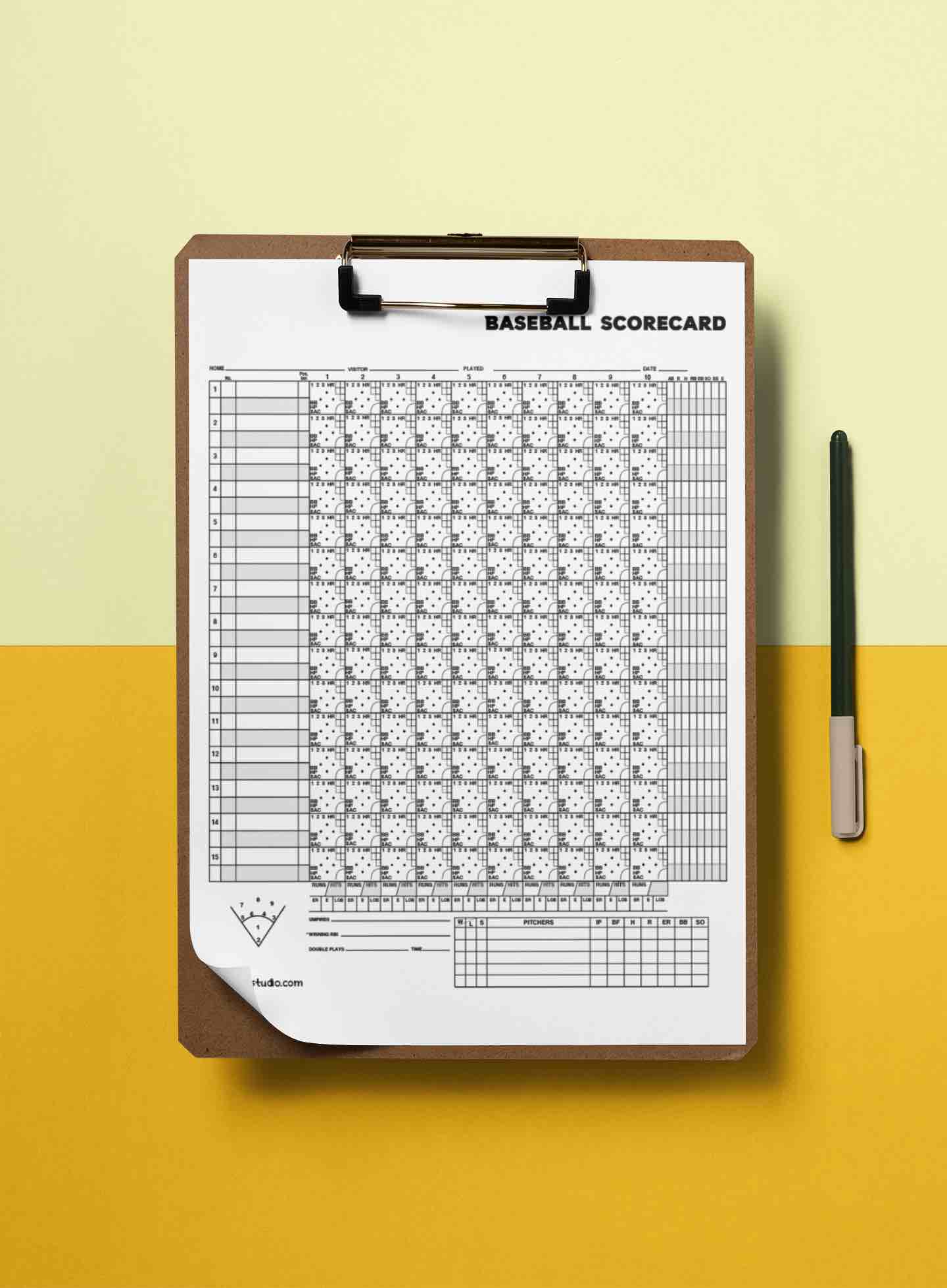 Free Printable Rawlings Baseball Scorecard Printable Rawlings