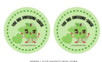 Free Applesauce valentine printable PDF tags