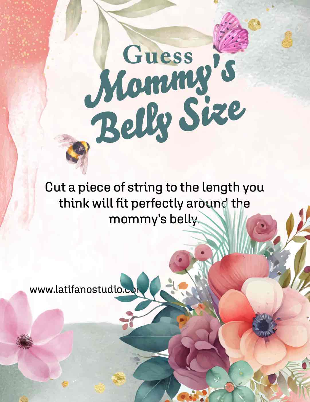 How Big Is Mommys Belly Free Printable