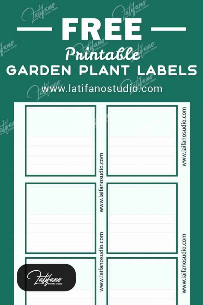 free-printable-square-garden-plant-labels-template for Free Printable Garden Labels For Plants Free printable square garden plant labels template for Free Printable Garden Labels For Plants